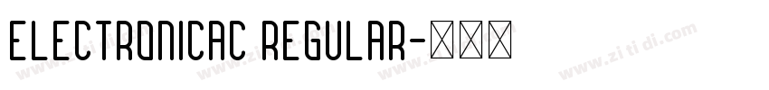 ElectronicaC Regular字体转换